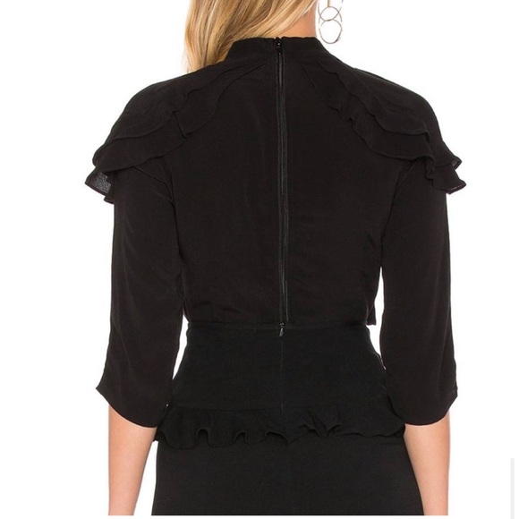 For Love and Lemons Revolve
Poppy Ruffle Cropped Top Blouse - Picture 4 of 12